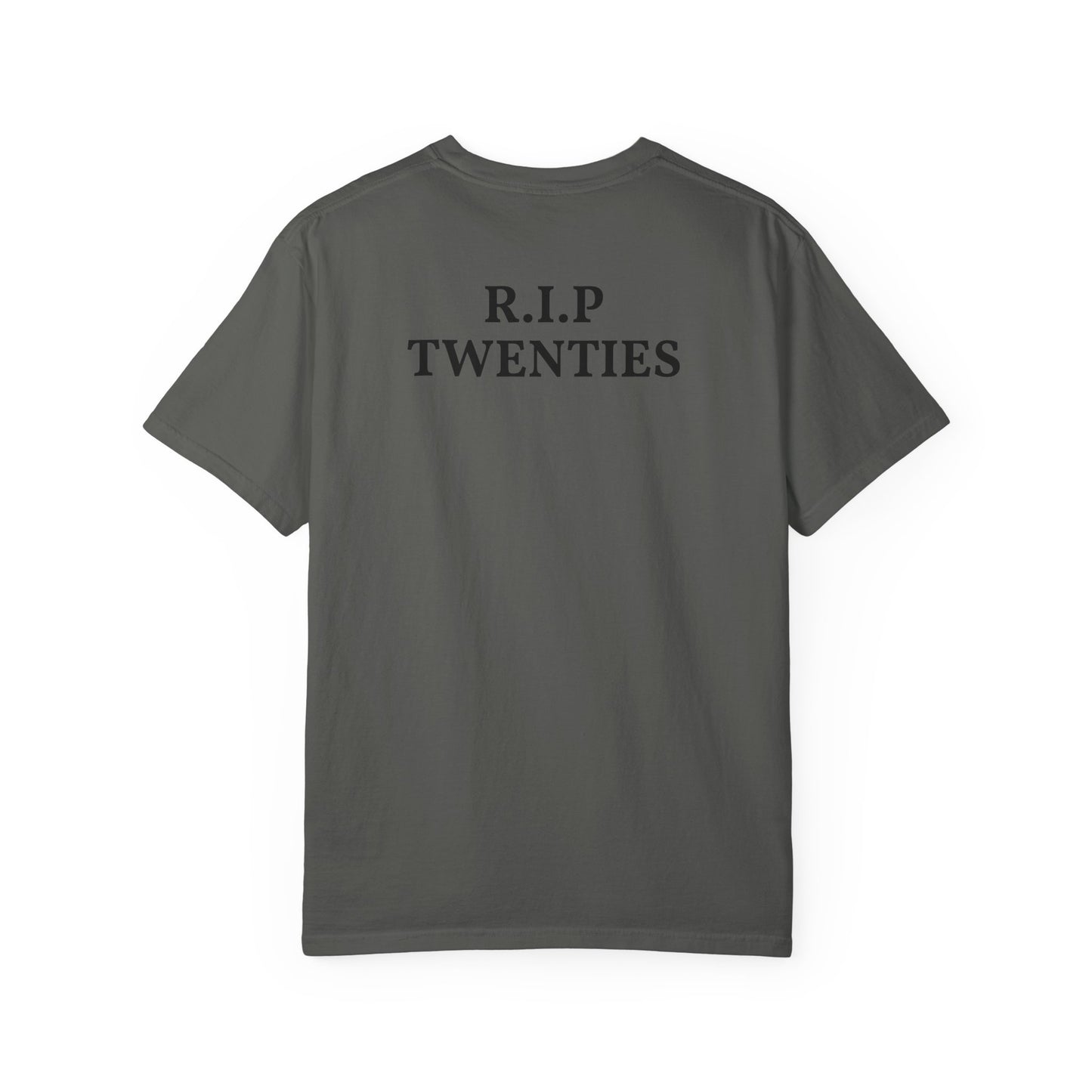 Birthday T-Shirt — “Mama of the Birthday Dude” with Alien Badge (R.I.P Twenties Back)