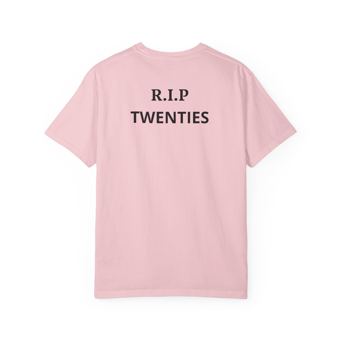 Birthday T-Shirt — “Mama of the Birthday Dude” with Alien Badge (R.I.P Twenties Back)