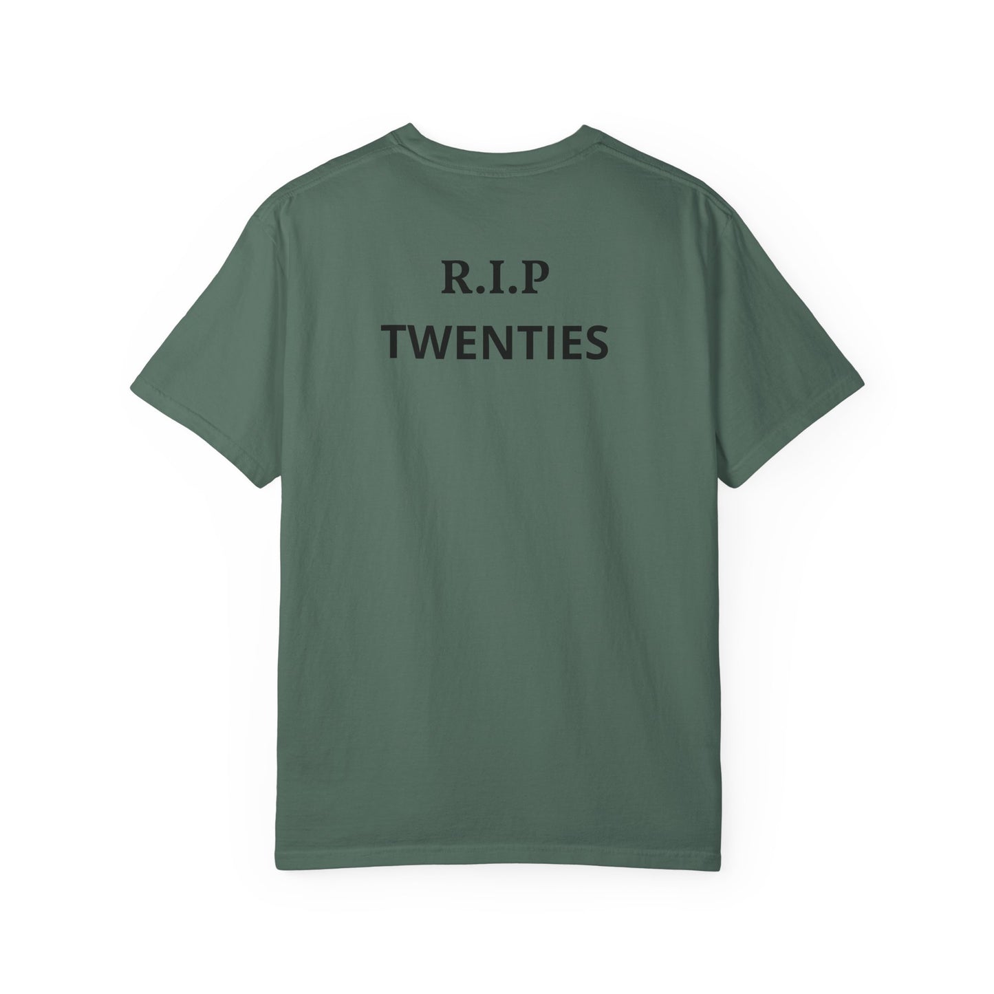 Birthday T-Shirt — “Mama of the Birthday Dude” with Alien Badge (R.I.P Twenties Back)