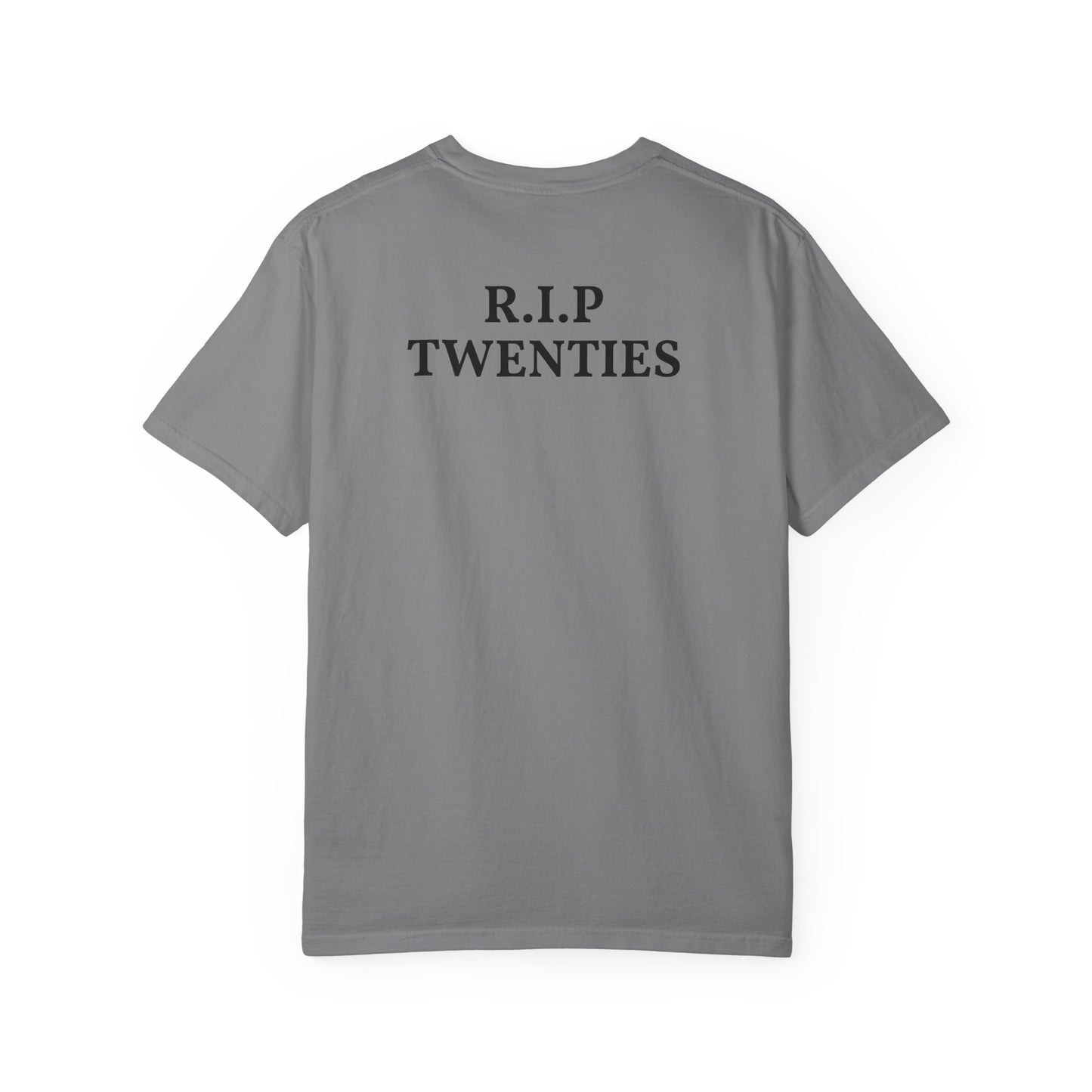 Birthday T-Shirt — “Mama of the Birthday Dude” with Alien Badge (R.I.P Twenties Back)