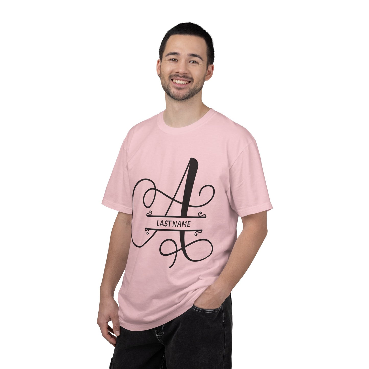 Custom Monogram T-Shirt — Personalized Initial A Tee