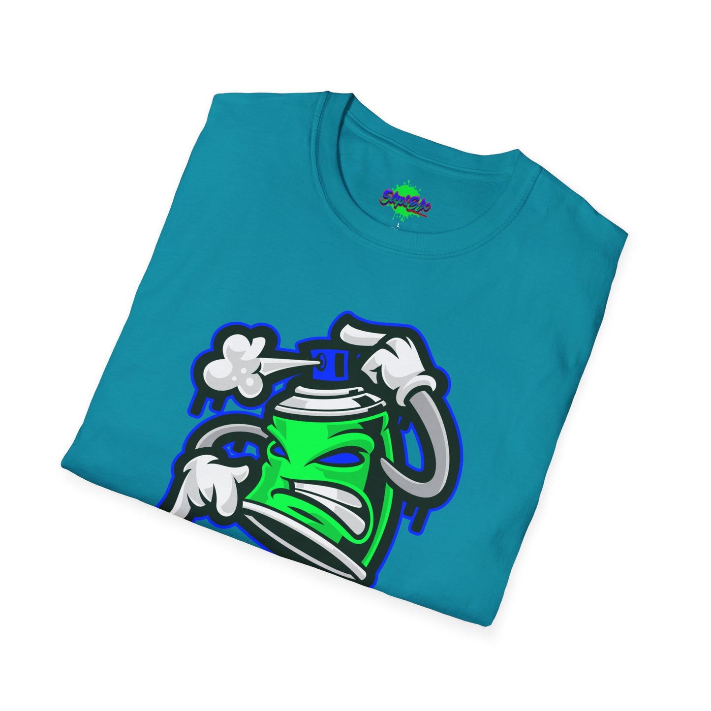 Vibrant Graphic T-Shirt for Casual Wear, Streetwear, Gift for Artists, Eco-Friendly Tee, Cool Graphic Apparel