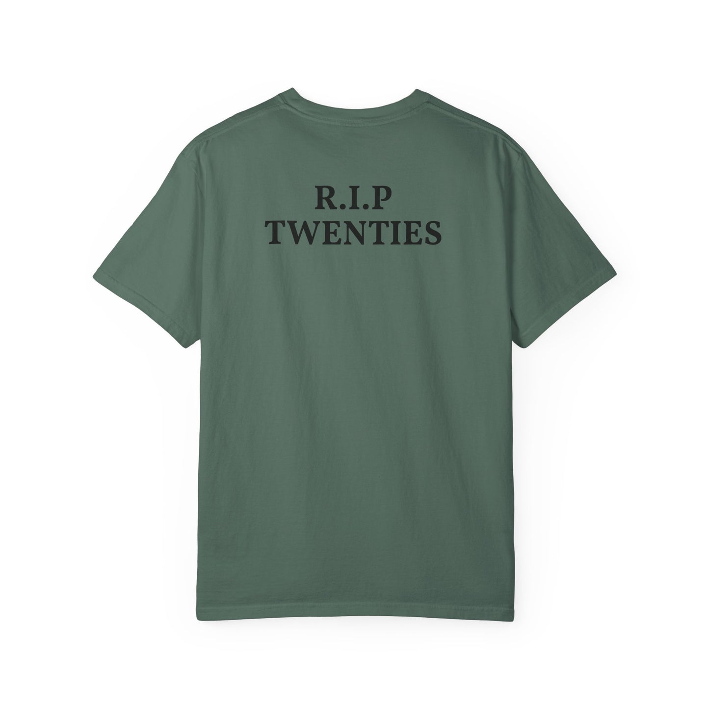 Birthday T-Shirt — “Mama of the Birthday Dude” with Alien Badge (R.I.P Twenties Back)
