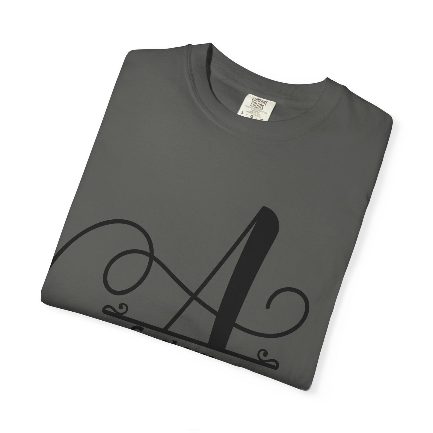 Custom Monogram T-Shirt — Personalized Initial A Tee
