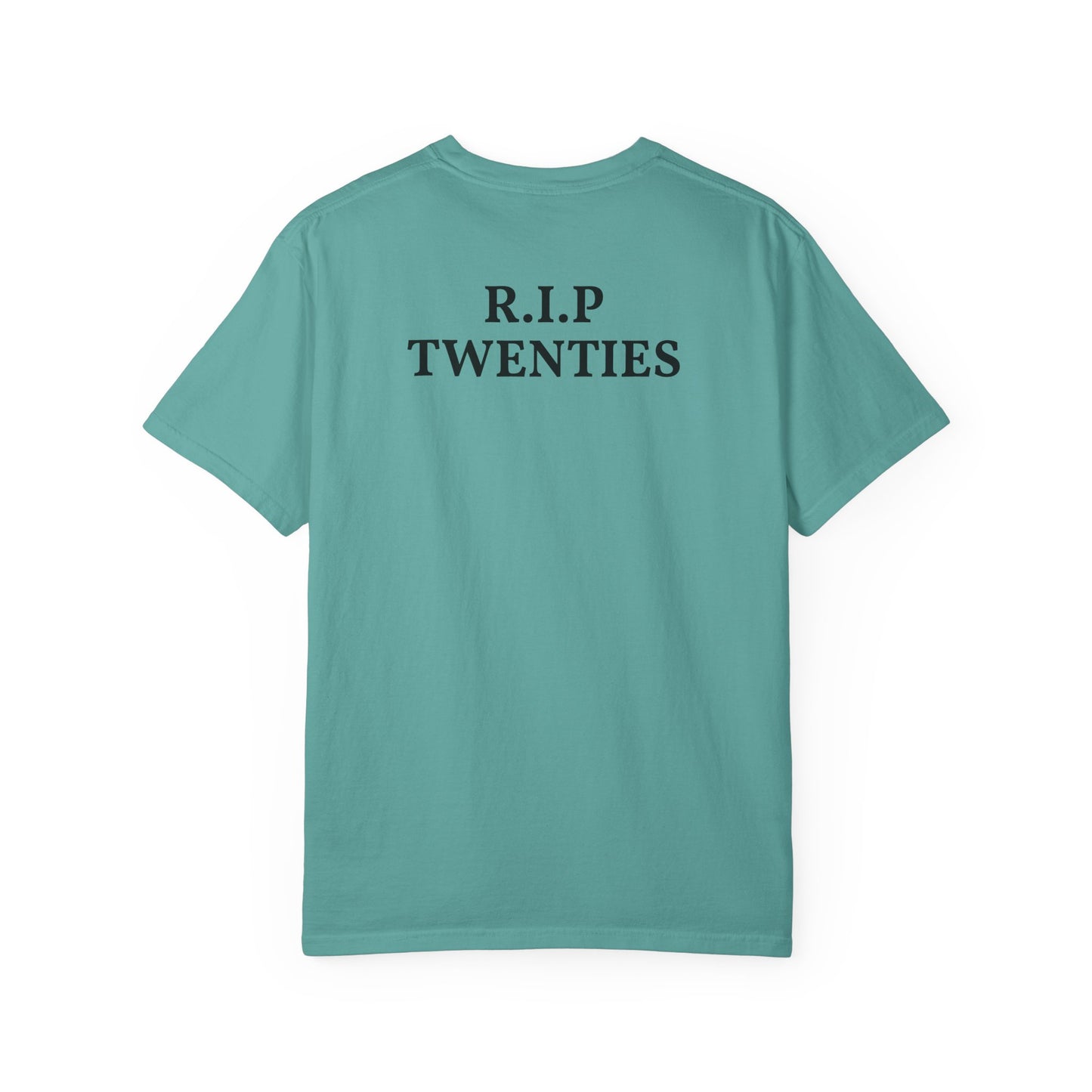 Birthday T-Shirt — “Mama of the Birthday Dude” with Alien Badge (R.I.P Twenties Back)