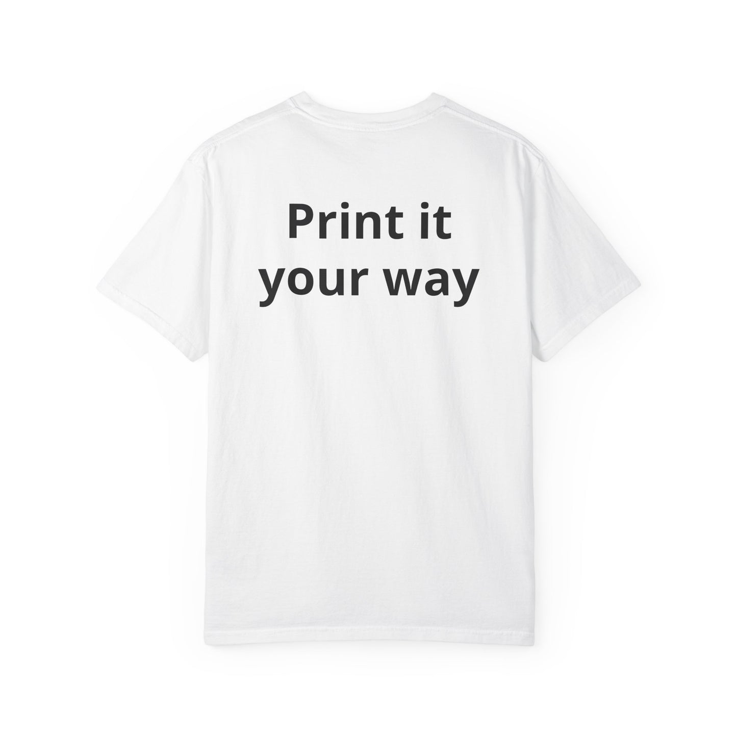 Custom Monogram T-Shirt — Personalized Initial A Tee
