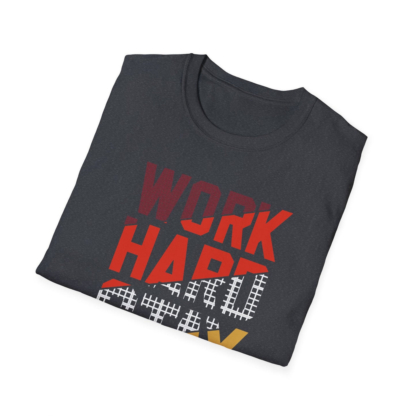 Motivational Unisex Softstyle T-Shirt - Work Hard Stay Humble, Inspirational Tee, Gift for Friends, Casual Wear, Daily Reminder