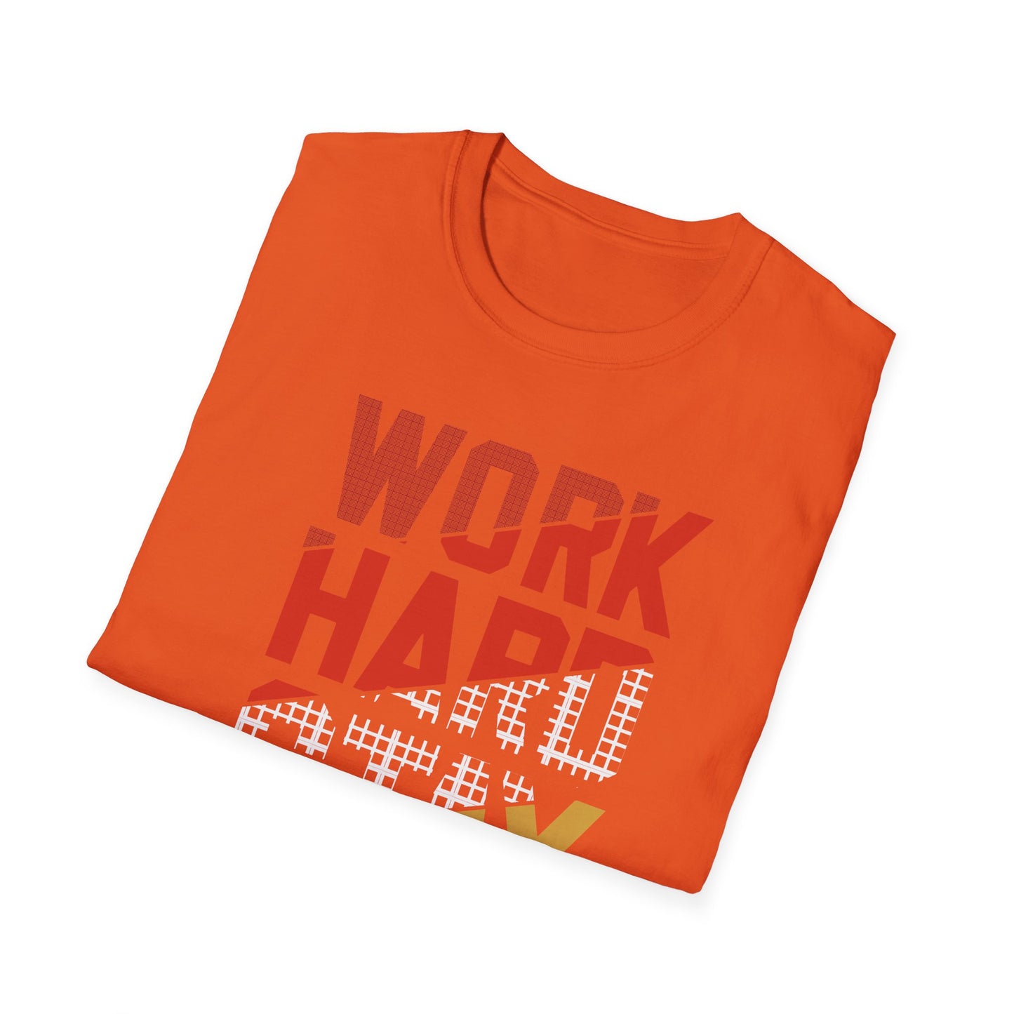 Motivational Unisex Softstyle T-Shirt - Work Hard Stay Humble, Inspirational Tee, Gift for Friends, Casual Wear, Daily Reminder