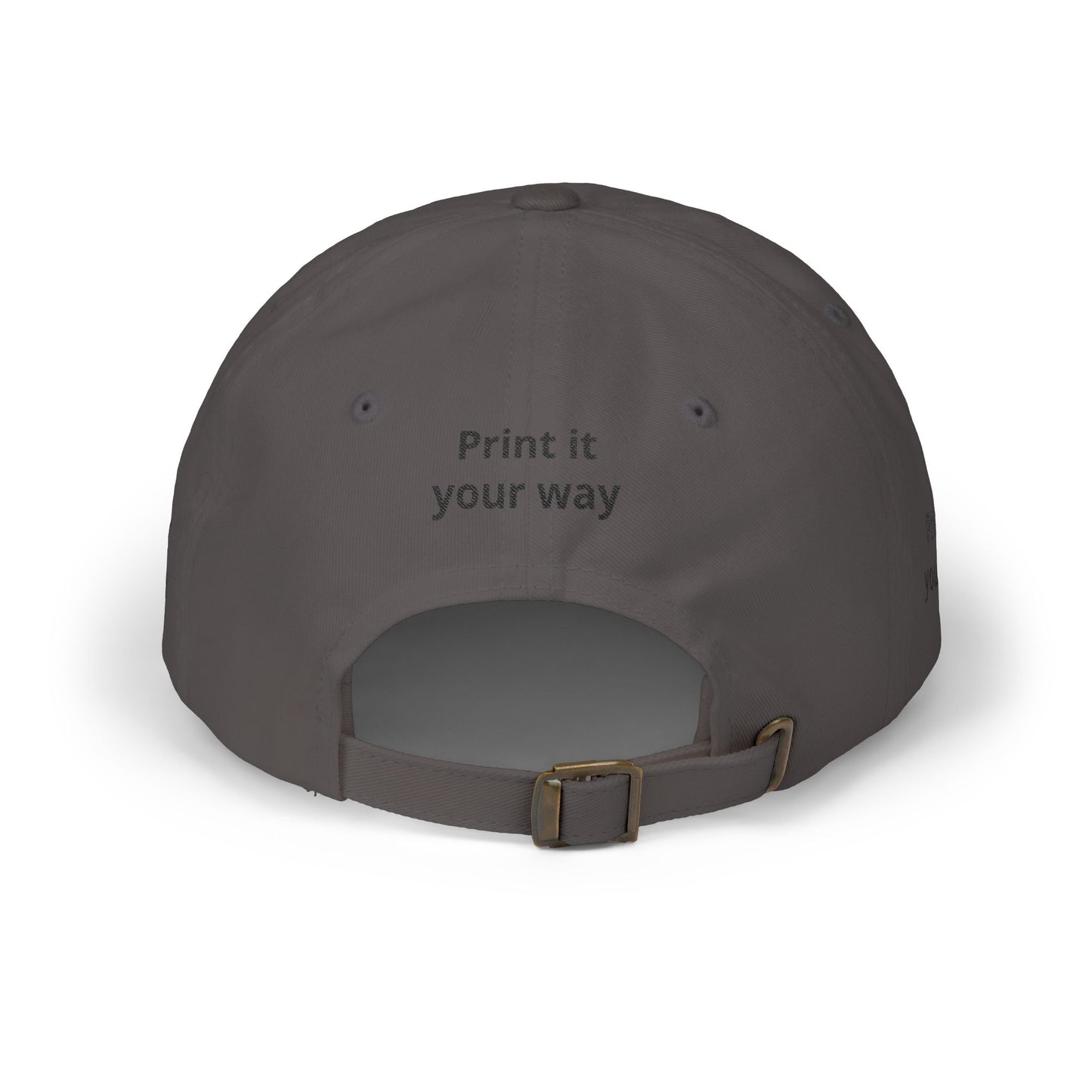 Custom Embroidered Dad Cap - "Your Print Here" Personalized Baseball Hat