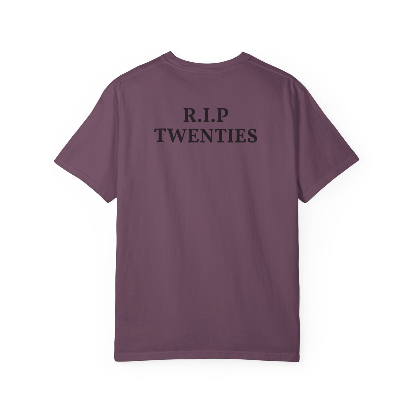Birthday T-Shirt — “Mama of the Birthday Dude” with Alien Badge (R.I.P Twenties Back)
