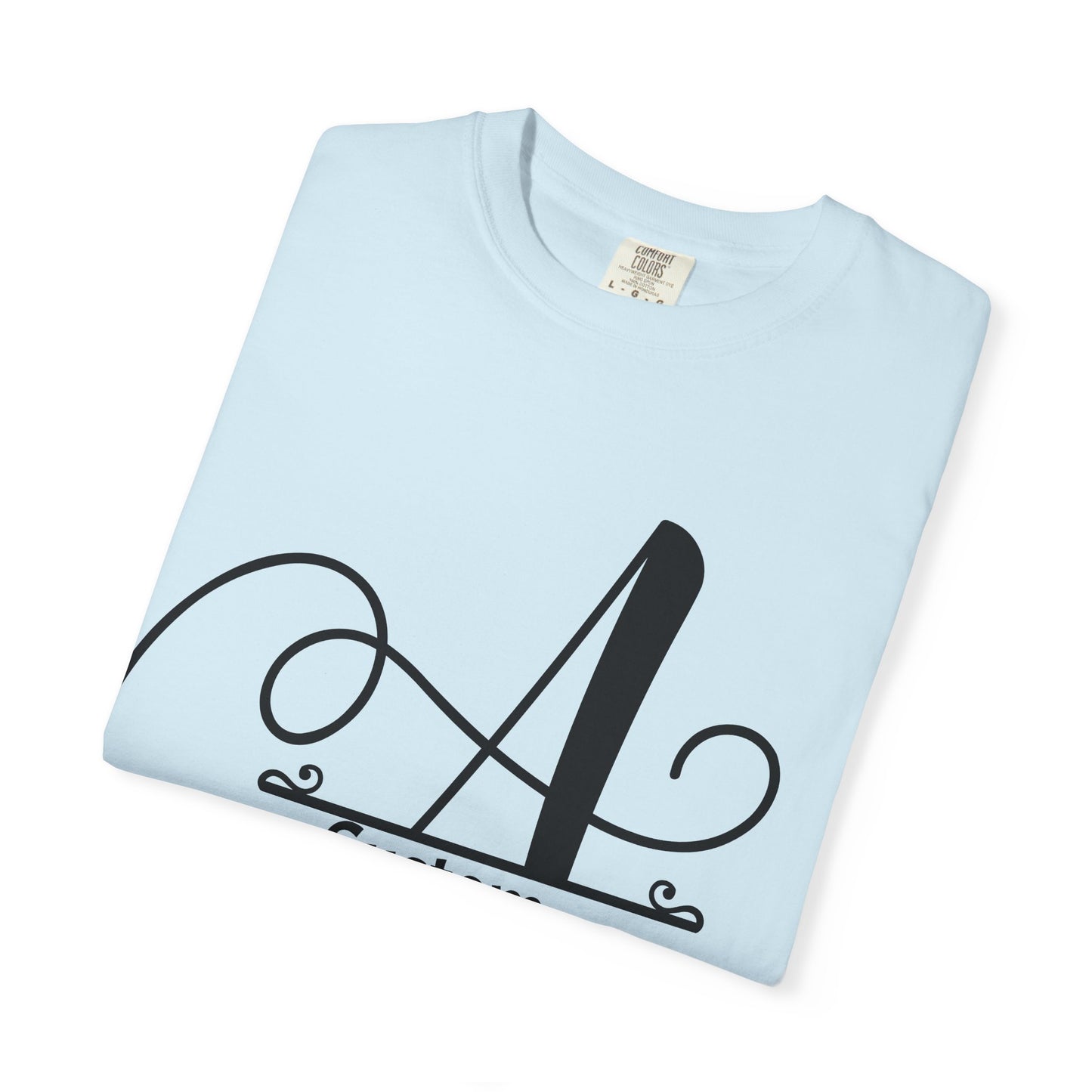 Custom Monogram T-Shirt — Personalized Initial A Tee