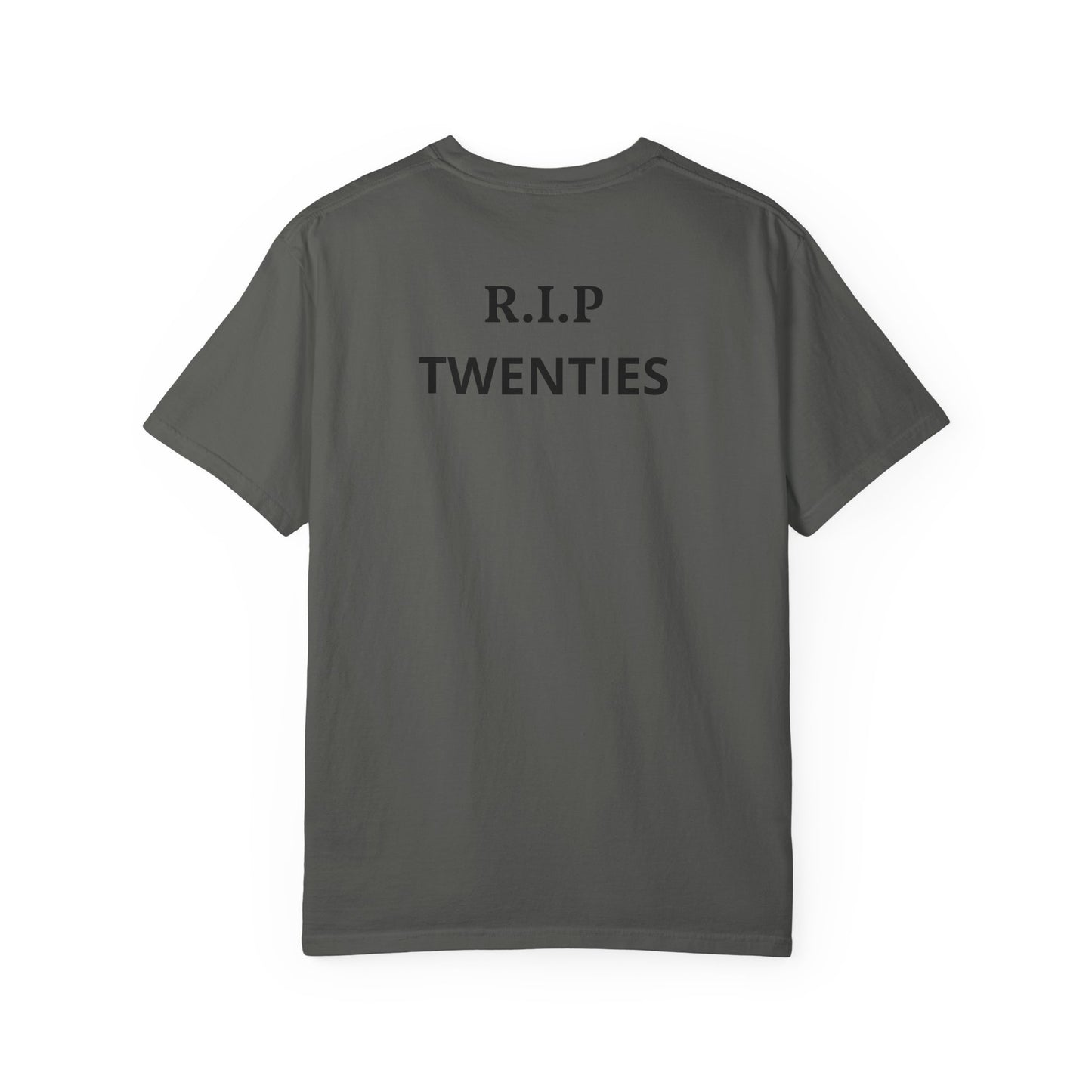 Birthday T-Shirt — “Mama of the Birthday Dude” with Alien Badge (R.I.P Twenties Back)