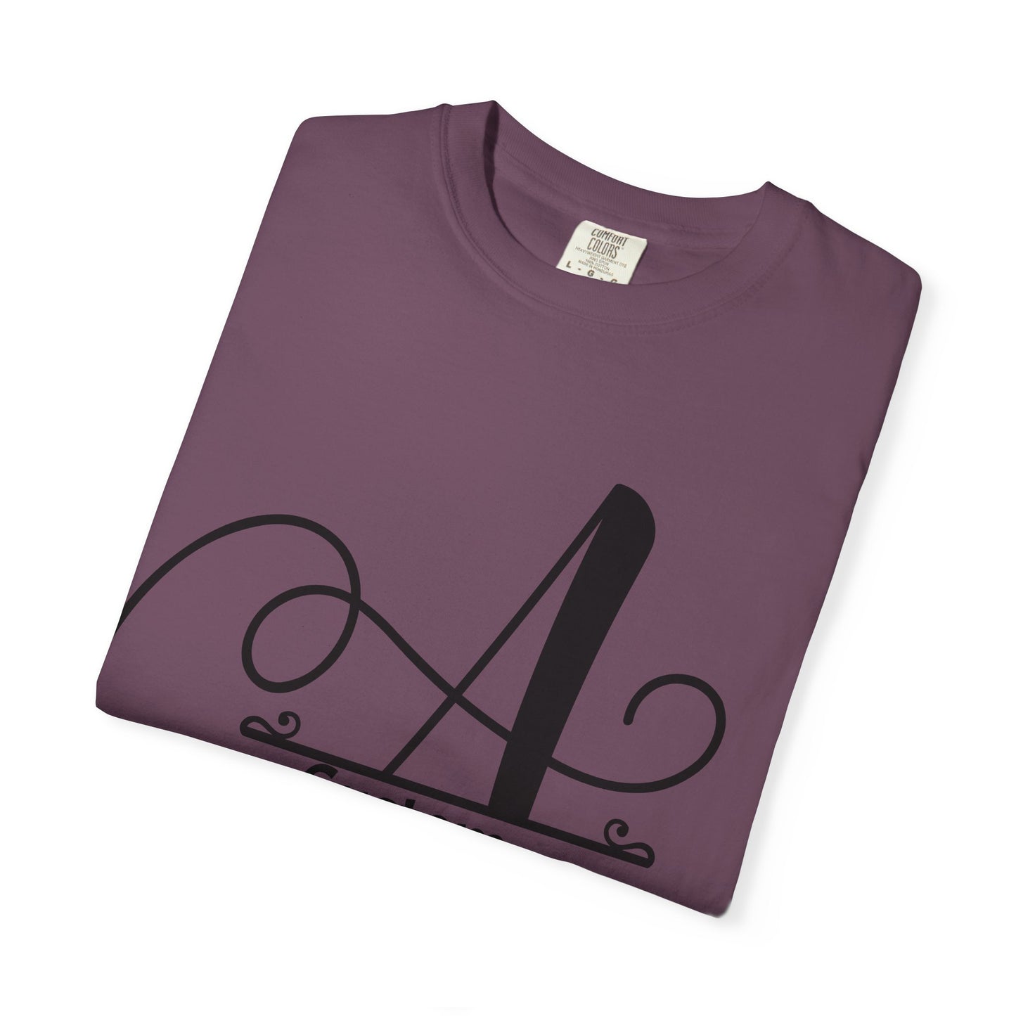Custom Monogram T-Shirt — Personalized Initial A Tee