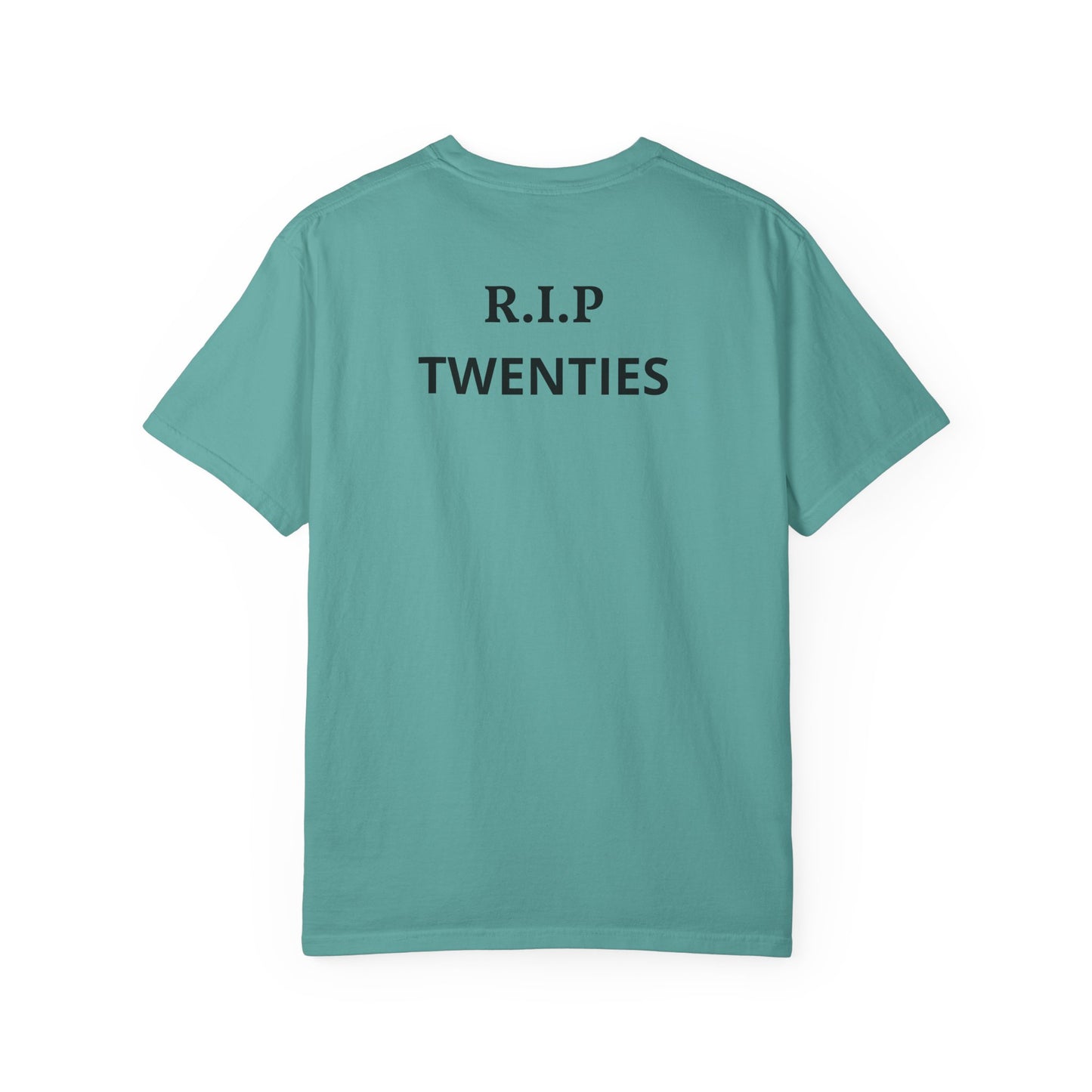 Birthday T-Shirt — “Mama of the Birthday Dude” with Alien Badge (R.I.P Twenties Back)