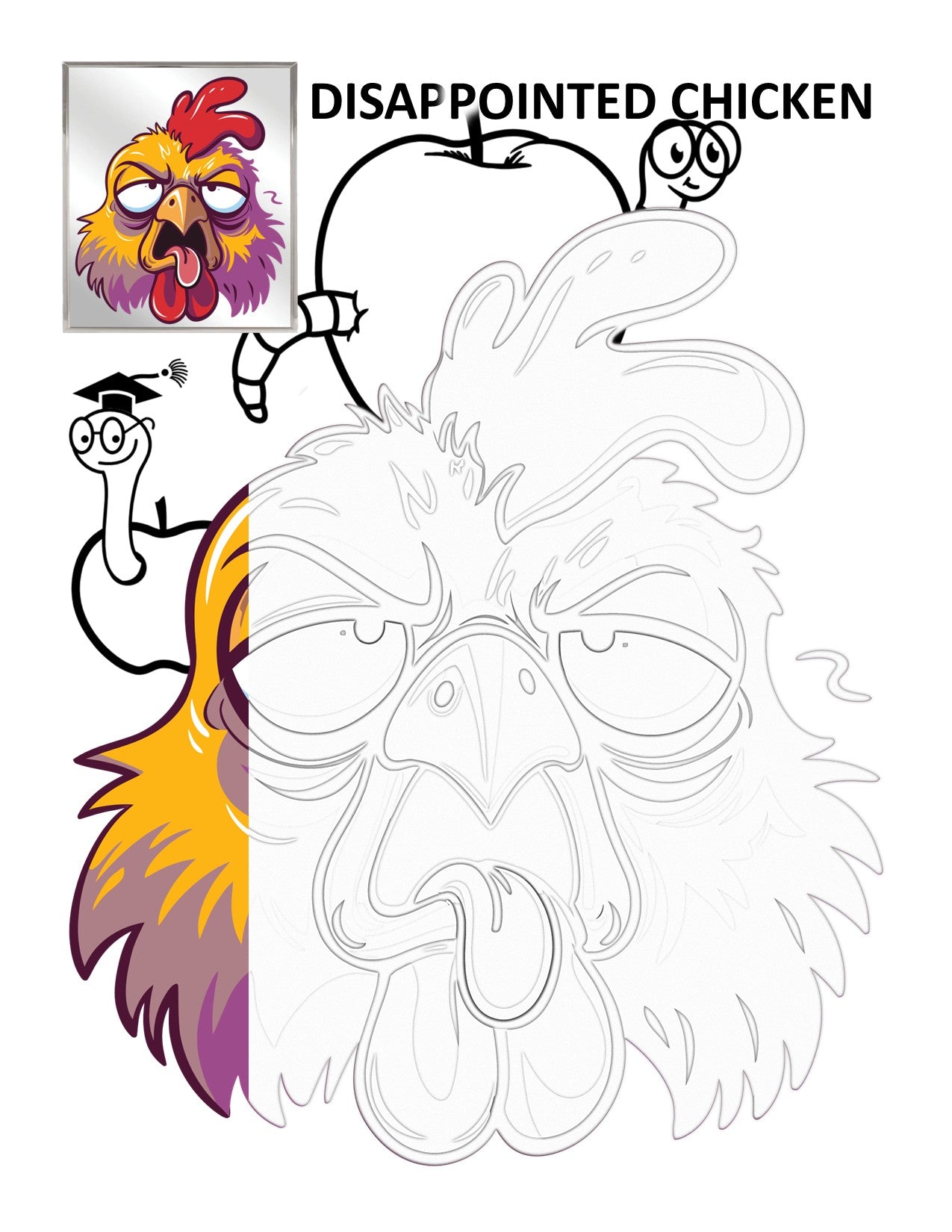 ANIMALS AND CREATURES CUTE AND SILLY Can YOU Mirror Me COLORING DRAWING AND ACTIVITY BOOK